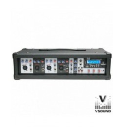 Amplificador Áudio Profissional 4 Canais 120W  Vsound - Voltagem.pt