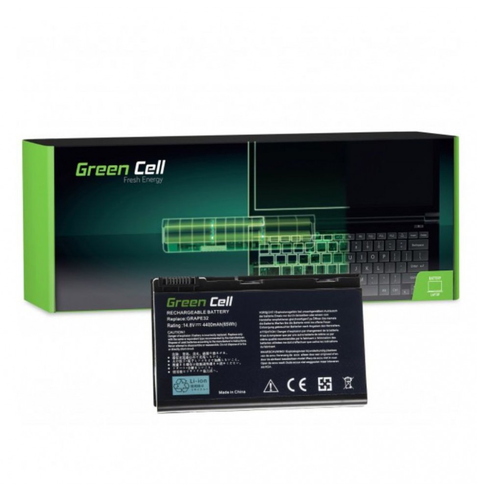 Bateria Para Portátil Acer 4400Mah 14.8V  Green Cell - Voltagem.pt