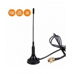 Antena Amplificada 7Dbi Para Gsm 900/1800Mhz - Voltagem.pt