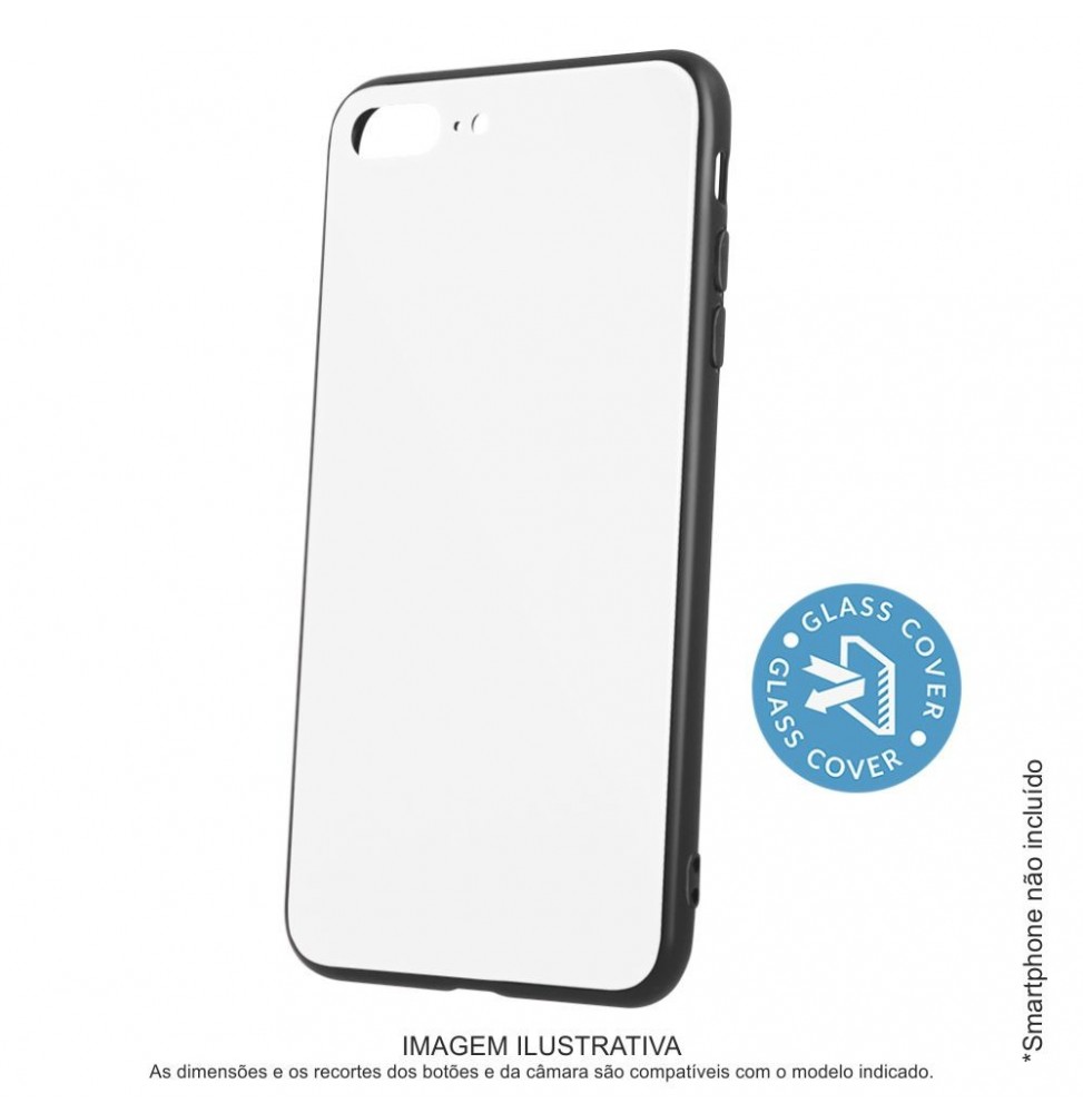 Capa Tpu Antichoque Branco Com Vidro Para Iphone X/Xs - Voltagem.pt