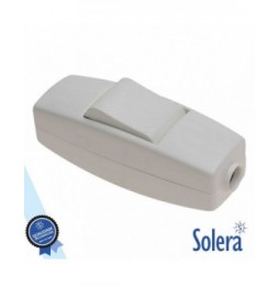 Interruptor De Passagem Bipolar 2A 250V Branco  Solera - Voltagem.pt