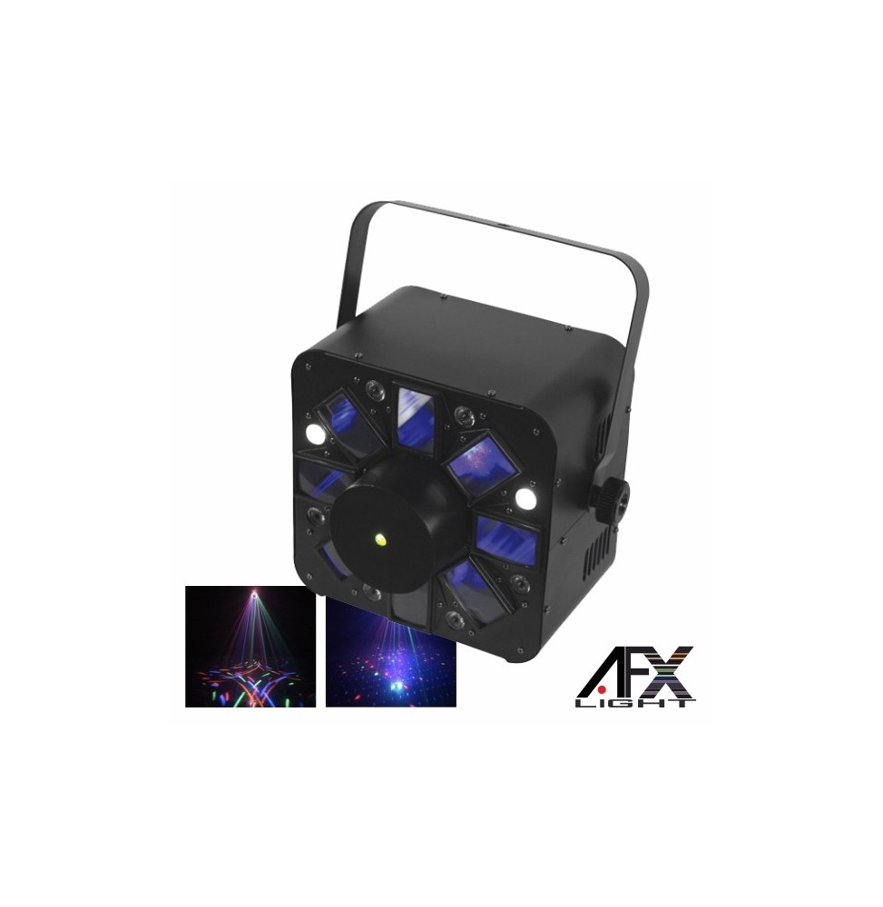 Projetor Luz Com 5 Leds 3W Rgbawmais8 Leds Laser Dmx  Afxlight - Voltagem.pt