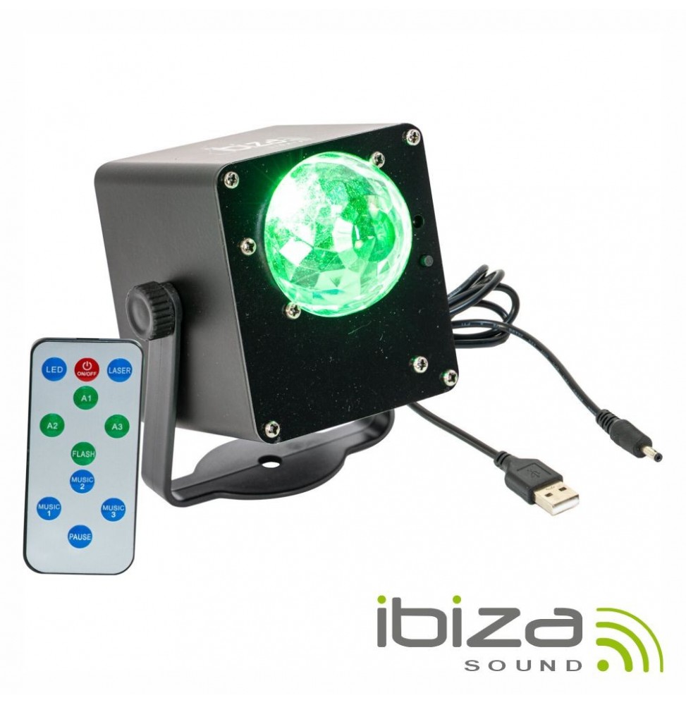 Projetor Luz Com 3 Leds 1W Rgb Astro Com Comando  Ibiza - Voltagem.pt