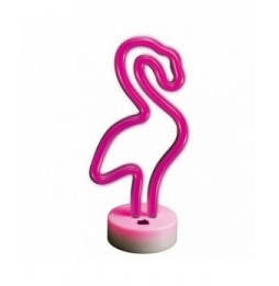 Luz Led Neon Em Forma De Flamingo Com Base - Voltagem.pt