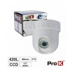 Câmara Vigilância Dome Ccd Cores Ptz 420L 1/3 Sony  Prok - Voltagem.pt