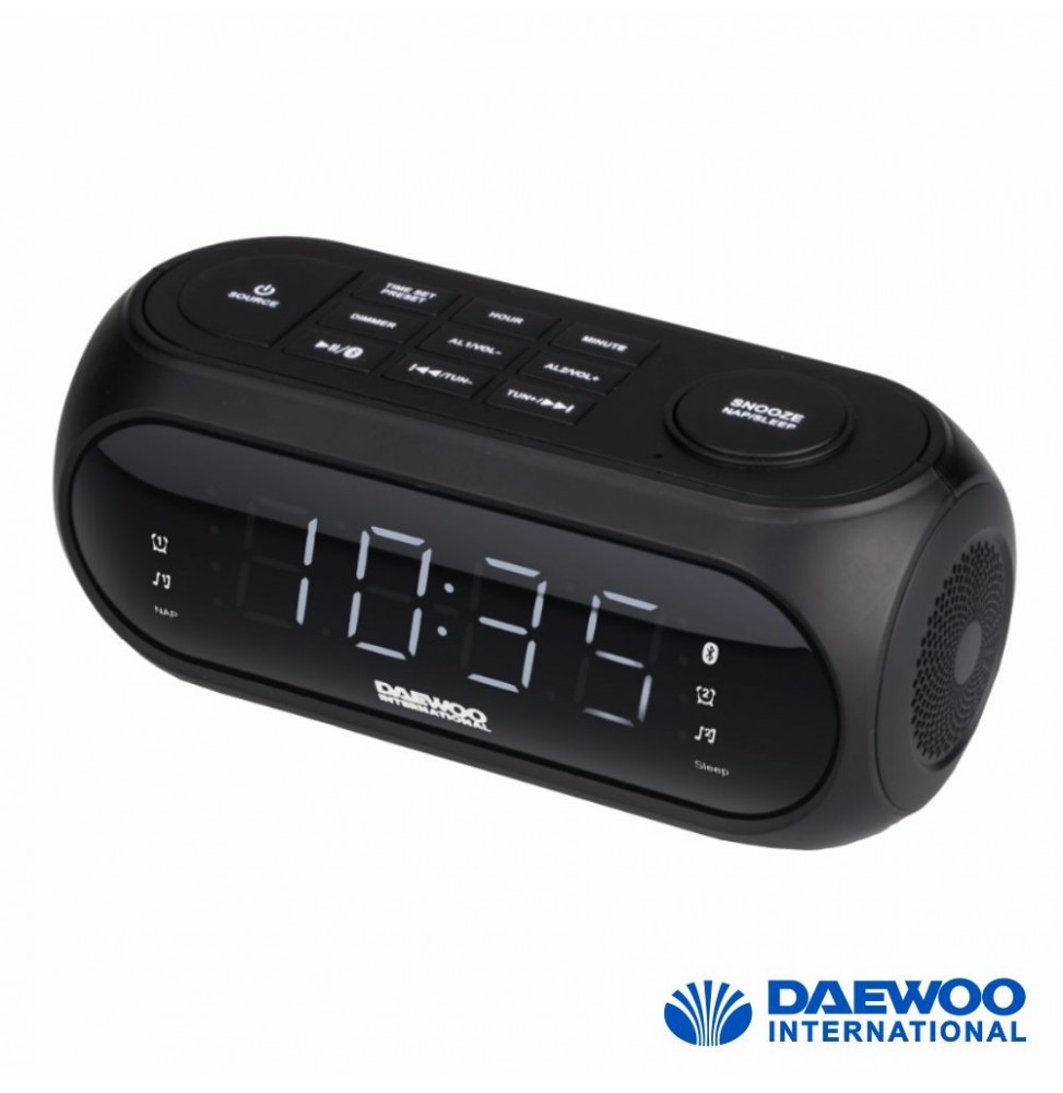 Relógio Despertador Fm/Bt Digital  Daewoo - Voltagem.pt