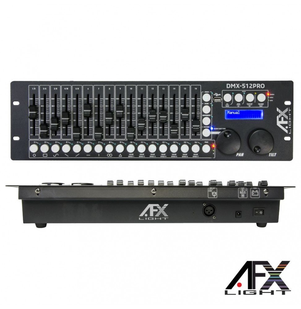 Controlador Dmx Profissional 512 Canais Usb  Afxlight - Voltagem.pt