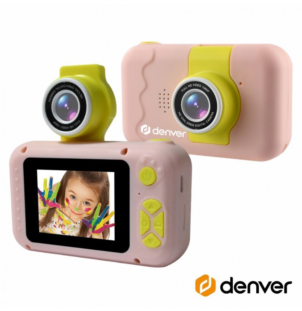 Câmara Digital Rosa Para Crianças  Denver - Voltagem.pt