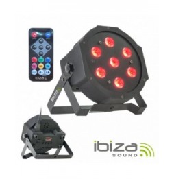 Projetor Luz Com 7 Leds Rgbw Dmx Comando  Ibiza - Voltagem.pt