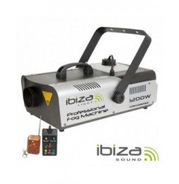 Máquina De Fumos 1200W Controlador/Comando Dmx  Ibiza - Voltagem.pt