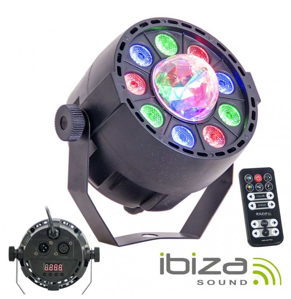 Projetor Luz Com 9 Leds Rgbw Dmx  Ibiza - Voltagem.pt
