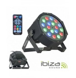 Projetor Luz Com 18 Leds Rgb Dmx Comando  Ibiza - Voltagem.pt