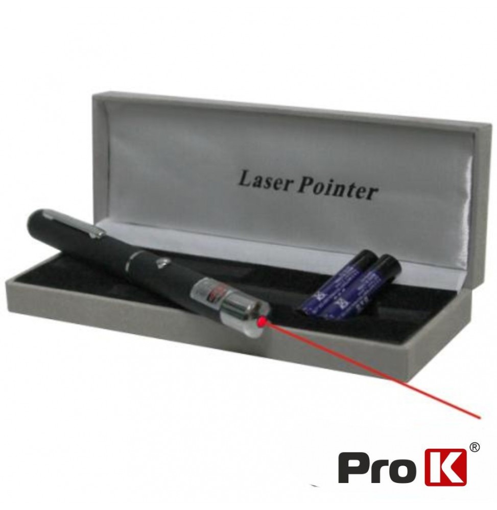 Ponteiro Laser Vermelho 5Mw  Prok - Voltagem.pt