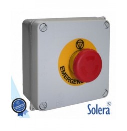 Caixa Passagem Com Pulsador Emergência 230V Ik07 Ip65  Solera - Voltagem.pt