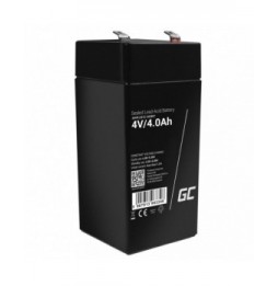Bateria Chumbo Gel Agm 4V 4A  Green Cell - Voltagem.pt