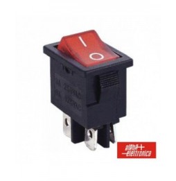 Interruptor Basculante Com Luz 6A250V Dpst Onoff - Voltagem.pt