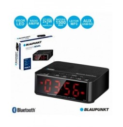 Relógio Despertador Fm Bluetooth Usb 3W Bat  Blaupunkt - Voltagem.pt