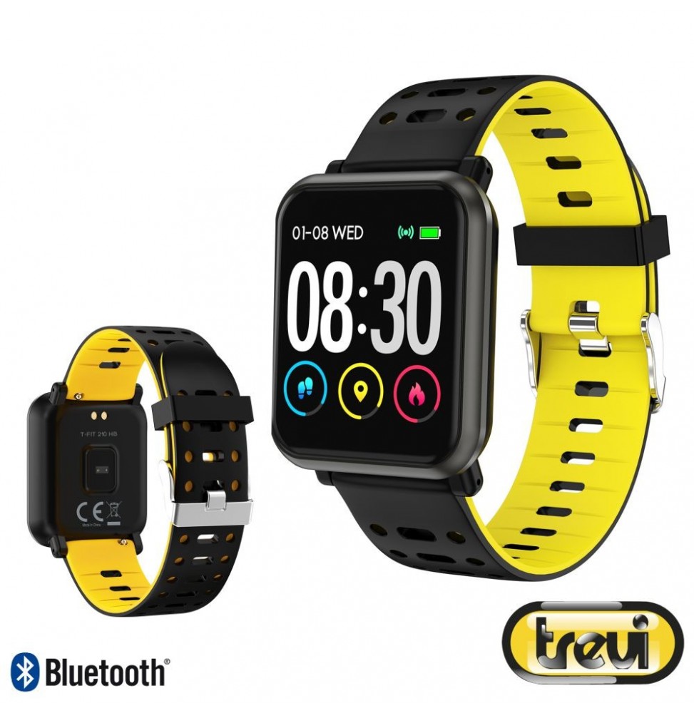 Smartwatch Multifunções Para Androisemios Amarelo/Preto  Trevi - Voltagem.pt