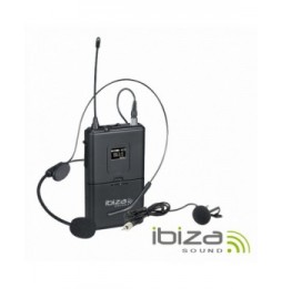 Microfones Headsetmaislapela Uhf Sem Fios 863.9Mhz  Ibiza - Voltagem.pt