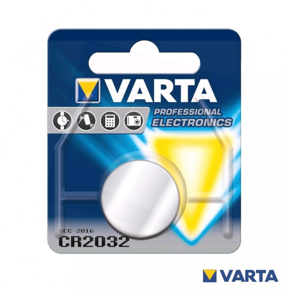 Pilha Lithium Cr2032 3V Blister  Varta - Voltagem.pt