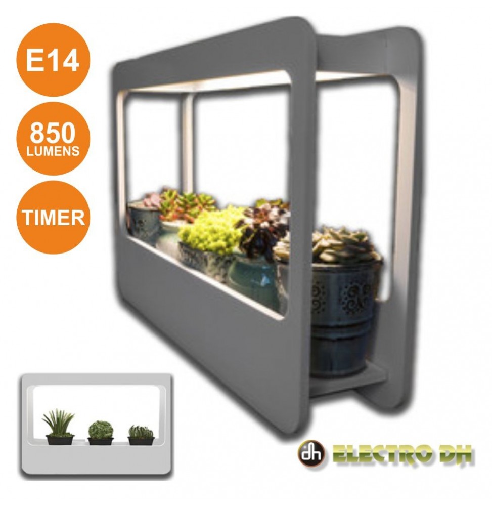 Kit De Crescimento De Plantas Para Interior Com Luz E14 850Lm - Voltagem.pt
