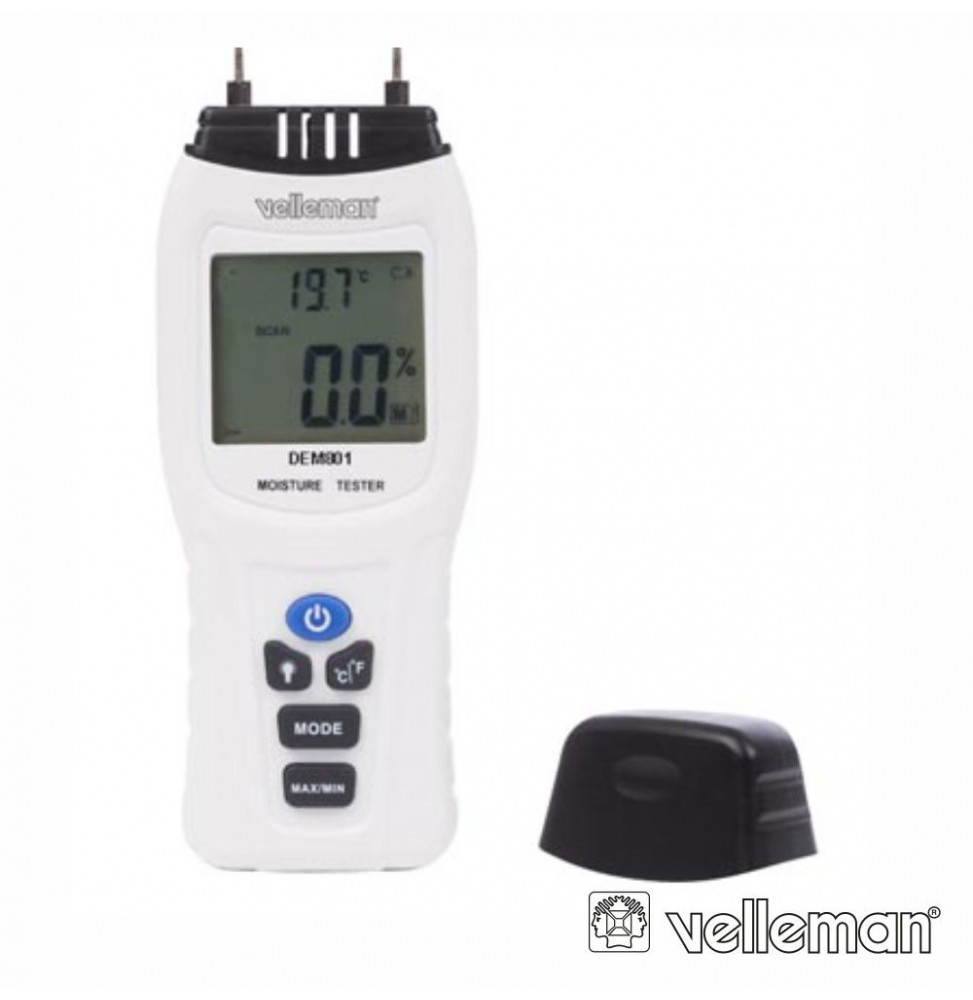 Medidor De Húmidade Digital Com Termômetro - Voltagem.pt