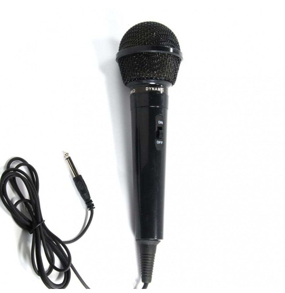 Microfone Voz Dinâmico Unidirecional Preto - Voltagem.pt