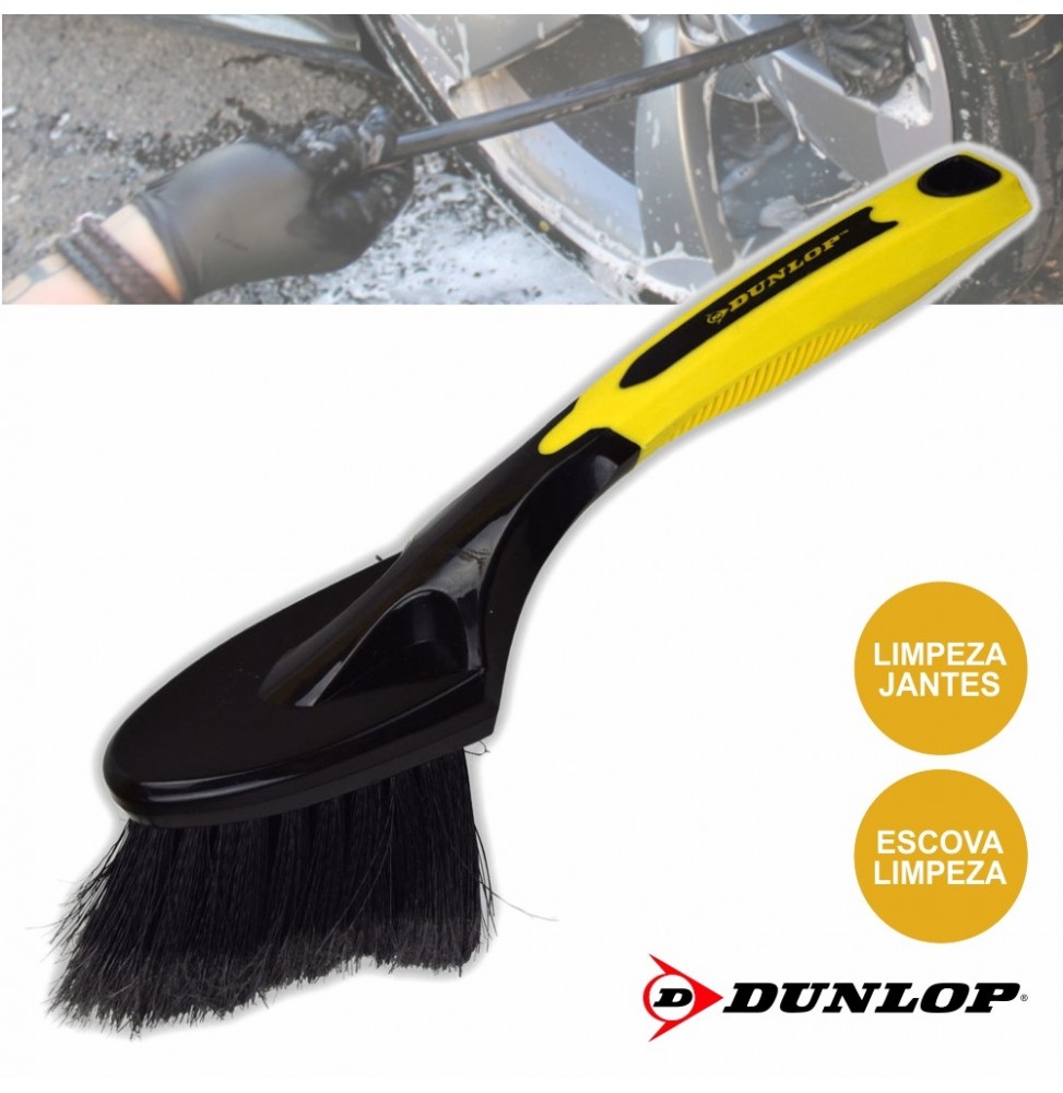 Escova De Limpeza Automóvel Para Jantes  Dunlop - Voltagem.pt