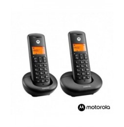 Telefone Digital Duplo Semfios Preto E202Bk  Motorola - Voltagem.pt