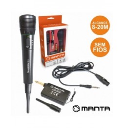 Microfone Sem Fios 820M  Manta - Voltagem.pt