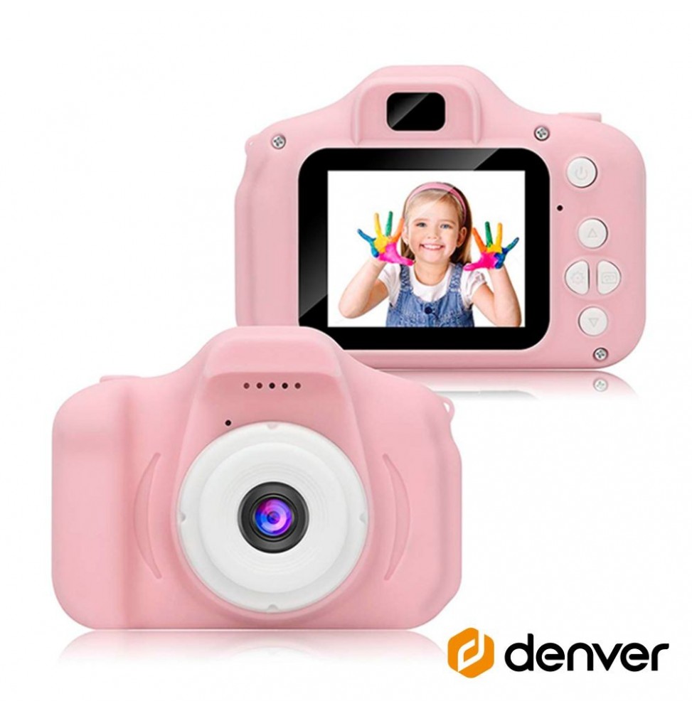 Câmara Digital Rosa Para Crianças  Denver - Voltagem.pt
