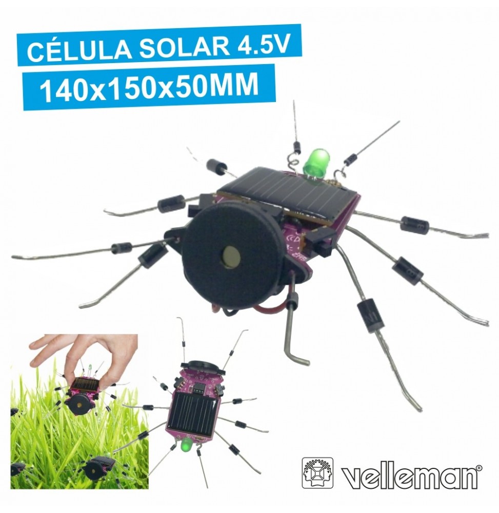 Kit Insecto Com Painel Solar 4.5V 35Ma - Voltagem.pt