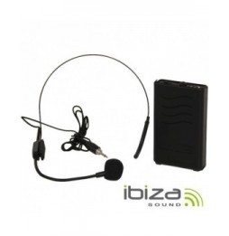 Microfone Headset Sem Fios 207.5Mhz  Ibiza - Voltagem.pt