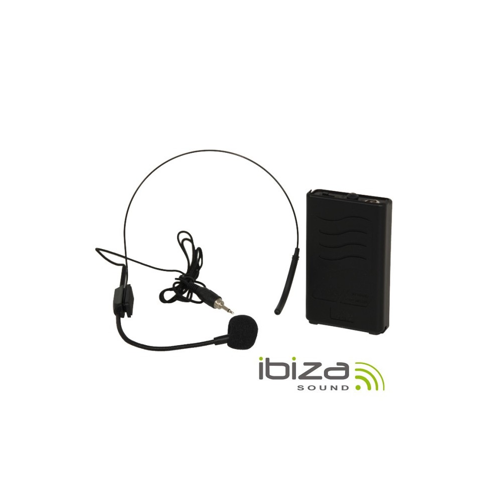 Microfone Headset Sem Fios 207.5Mhz  Ibiza - Voltagem.pt