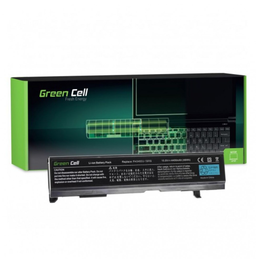 Bateria Para Portátil Toshiba 4400Mah 10.8V  Green Cell - Voltagem.pt