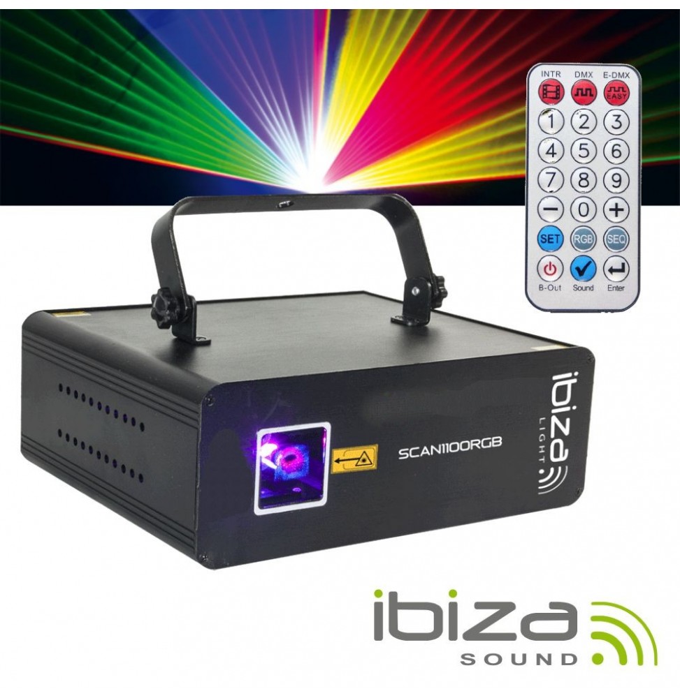 Laser Rgb 500Mw Dmx  Ibiza - Voltagem.pt
