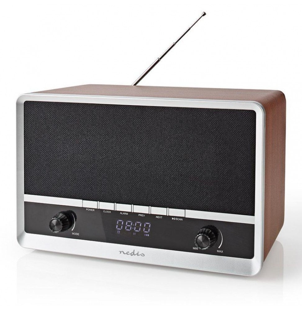 Rádio Bluetooth V5.0 Fm/Aux/Usb 12W Vintage - Voltagem.pt