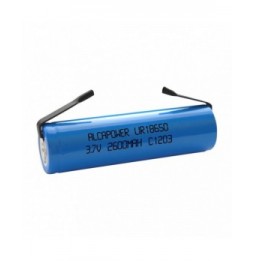 Bateria Lítio 18650 3.7V 2600Ma Com Patilhas Recarregável - Voltagem.pt