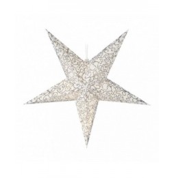 Estrela Decorativa Com 10 Leds Branco Quente 60Cm - Voltagem.pt