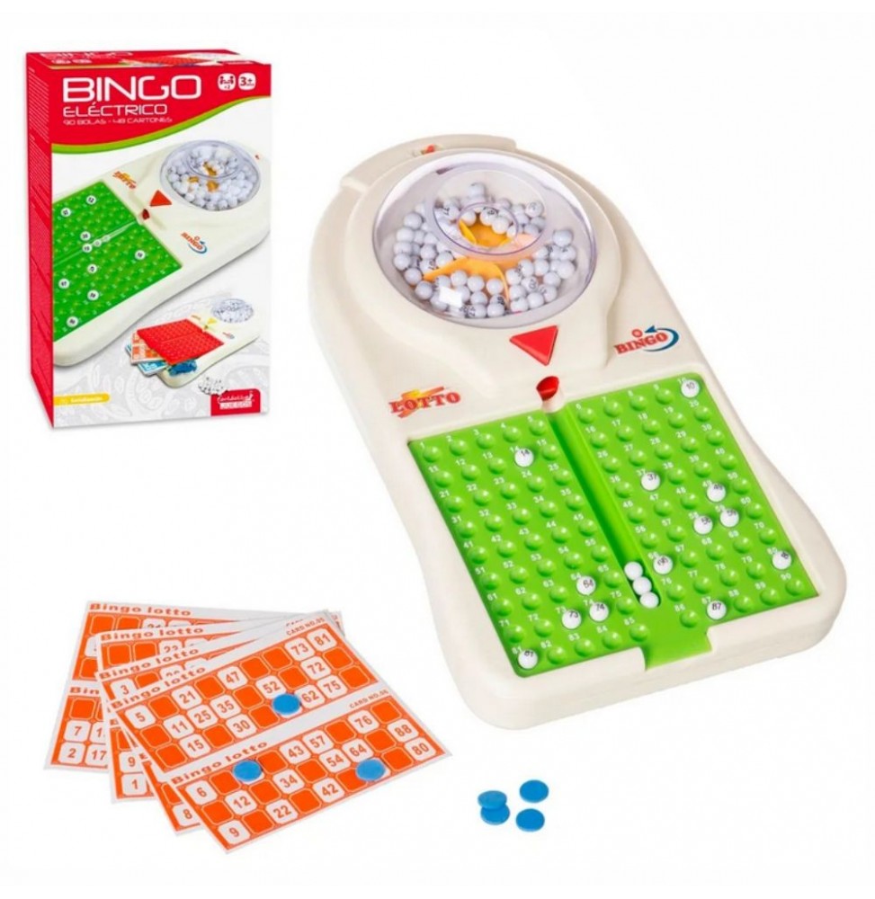 Jogo Do Bingo Electrónico Com 90 Bolas E 48 Cartas - Voltagem.pt