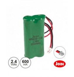 Bateria Nimh 2.4V 600Ma Ficha Philips  Join - Voltagem.pt