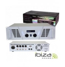 Amplificador Áudio 19 2X800W Branco  Ibiza - Voltagem.pt