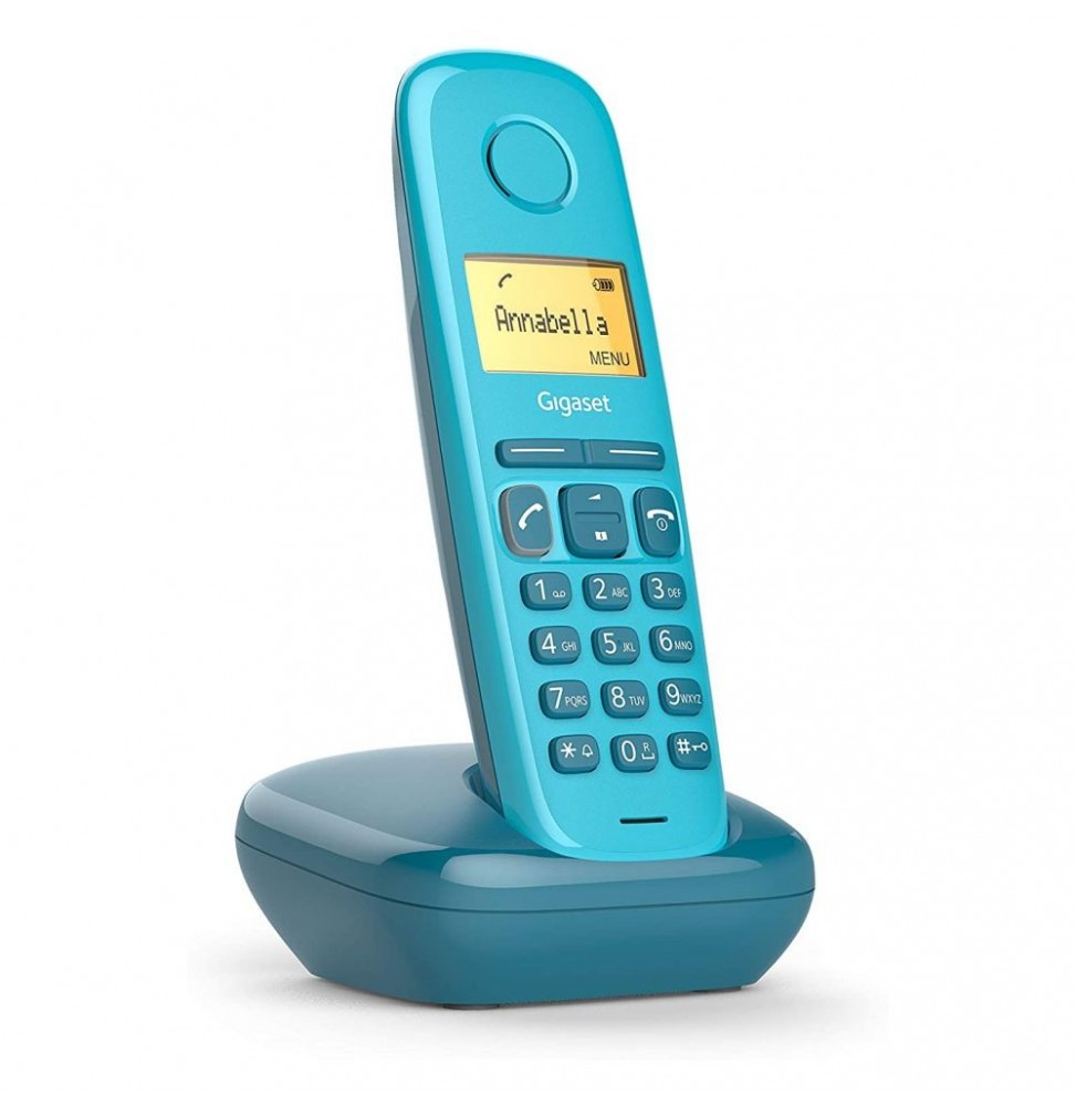 Telefone Sem Fios A170 Azul  Gigaset - Voltagem.pt