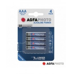Pilha Alcalina Lr03/Aaa 1.5V 4X Blister Power  Agfaphoto - Voltagem.pt