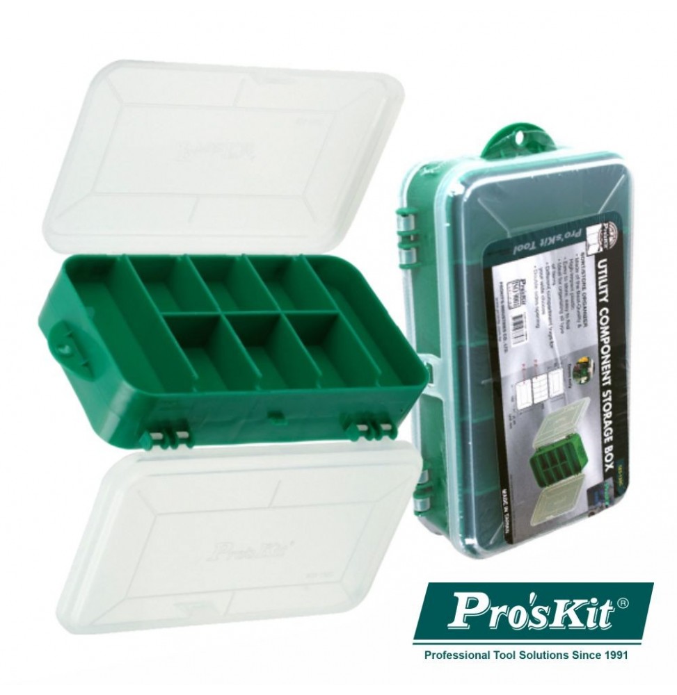 Caixa Para Armazenamento De Componentes  Proskit - Voltagem.pt