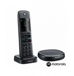 Telefone Sem Fios Axh01 Com Alexa Preto  Motorola - Voltagem.pt