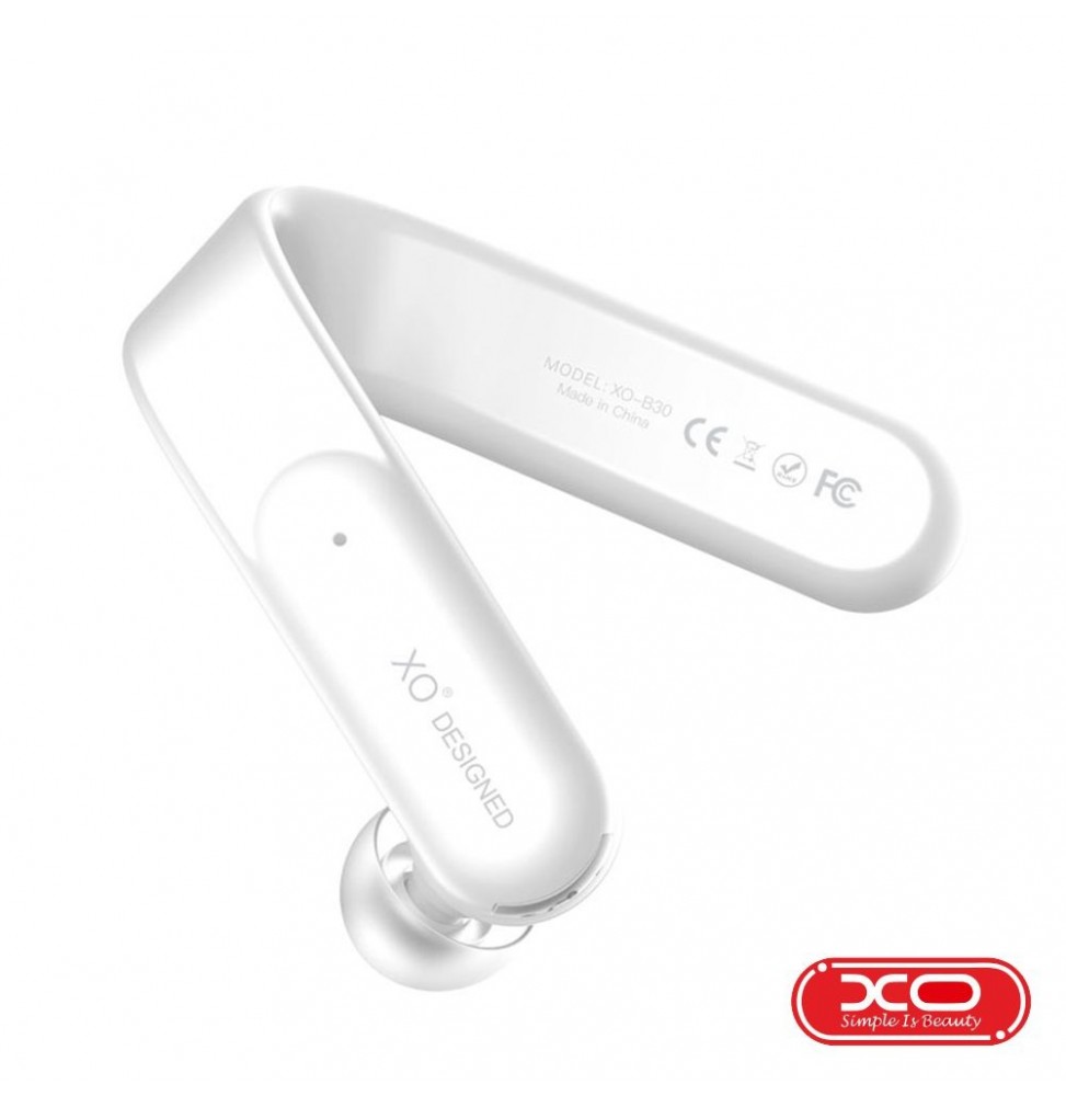 Auricular Bluetooth Branco  Xo - Voltagem.pt