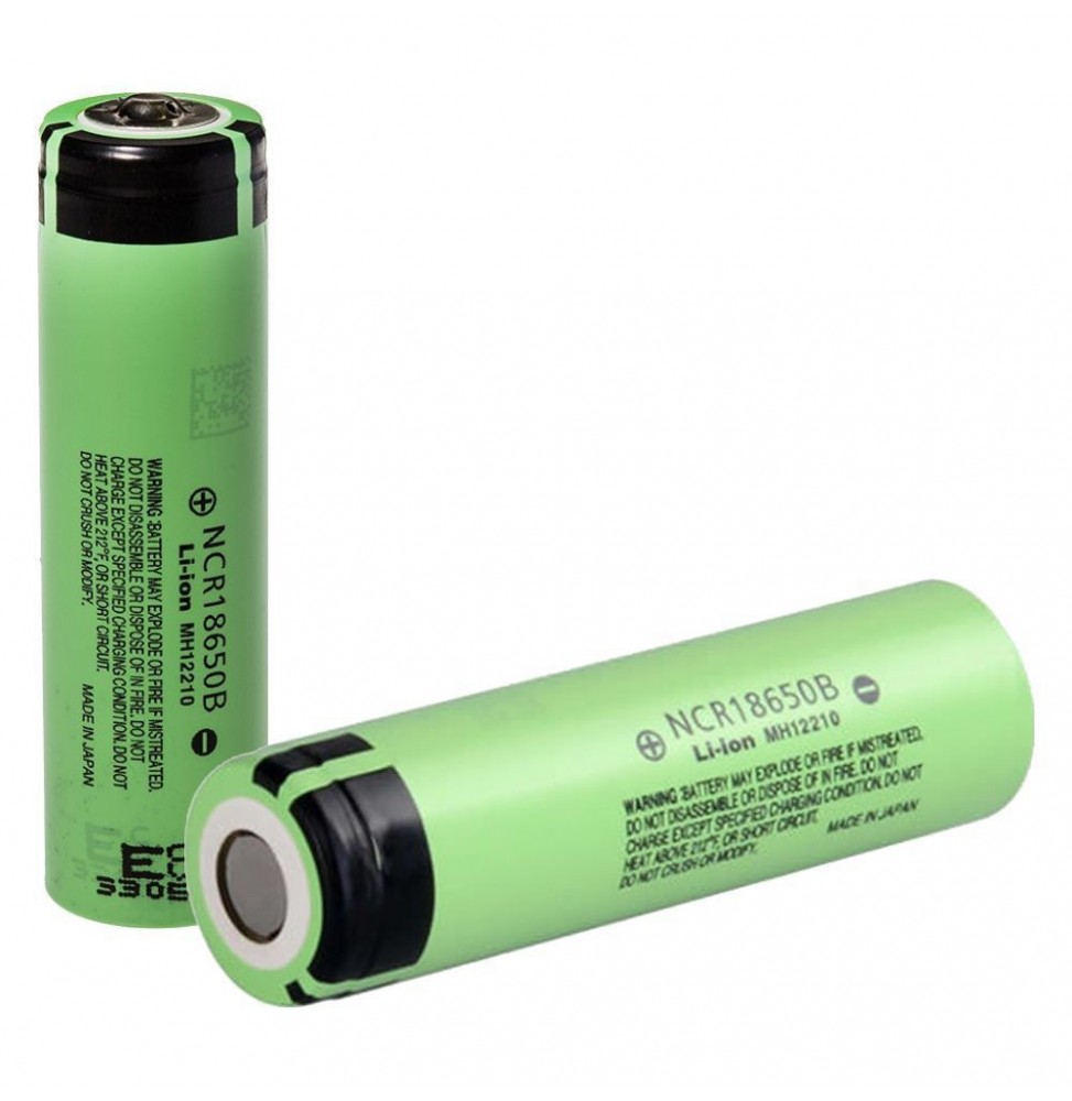 Bateria Lithium 18650 3.6V 2900Ma Recarregável  Panasonic - Voltagem.pt