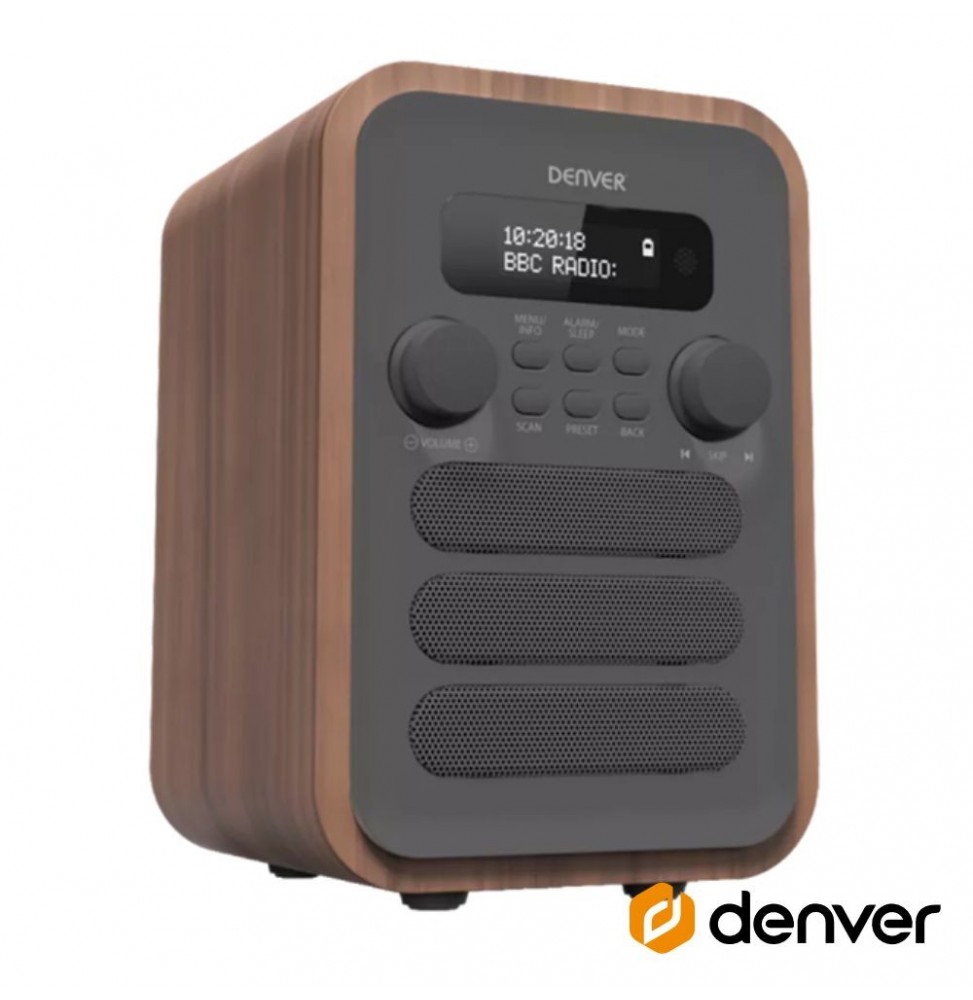 Rádio Fm Bluetooth  Denver - Voltagem.pt