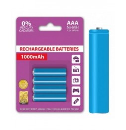 Bateria Nimh Aaa 1.2V 1000Ma 4X Blister - Voltagem.pt